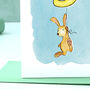 Rabbit Fifth Birthday Card, thumbnail 2 of 7