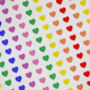 Rainbow Love Heart Wrapping Paper Valentine Lgbt, thumbnail 2 of 3