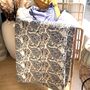 Handmade Block Printed Indian Cotton Quilt, thumbnail 1 of 6