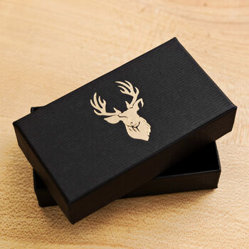 Personalised Square Whisky Wood Cufflinks, 7 of 7