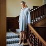 Women's 'Chalk' Stripe Brushed Cotton Nightshirt, thumbnail 3 of 3