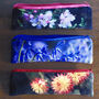 Flower Pencil Case Luxury Velvet, thumbnail 2 of 11