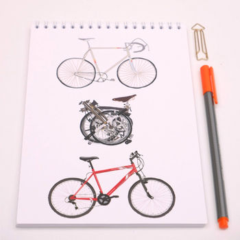 Three Bikes Notebook, 2 of 4