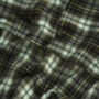 Cathy Green Check Hooded Scarf, thumbnail 7 of 7