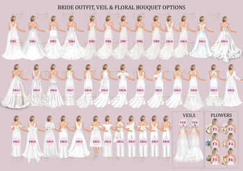 Personalised Wedding Memorial Mother Of Bride Print, 2 of 6