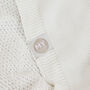 Personalised Biscuit Bear Ivory Shawl, thumbnail 2 of 4