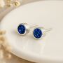 Sterling Silver September Birthstone Stud Earrings – 7mm, thumbnail 3 of 6