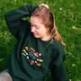 Snug As A Bug Embroidered Sweatshirt, thumbnail 2 of 7