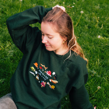 Snug As A Bug Embroidered Sweatshirt, 2 of 7