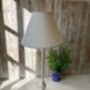 54cm Slim White Wooden Table Bedside Lamp With Shade 54cm Home Decor, thumbnail 6 of 11