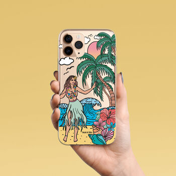 Hula Girl Hawaiian Phone Case For iPhone, 5 of 10