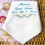 Personalised Message Embroidered Handkerchief Gift For Her, thumbnail 1 of 2