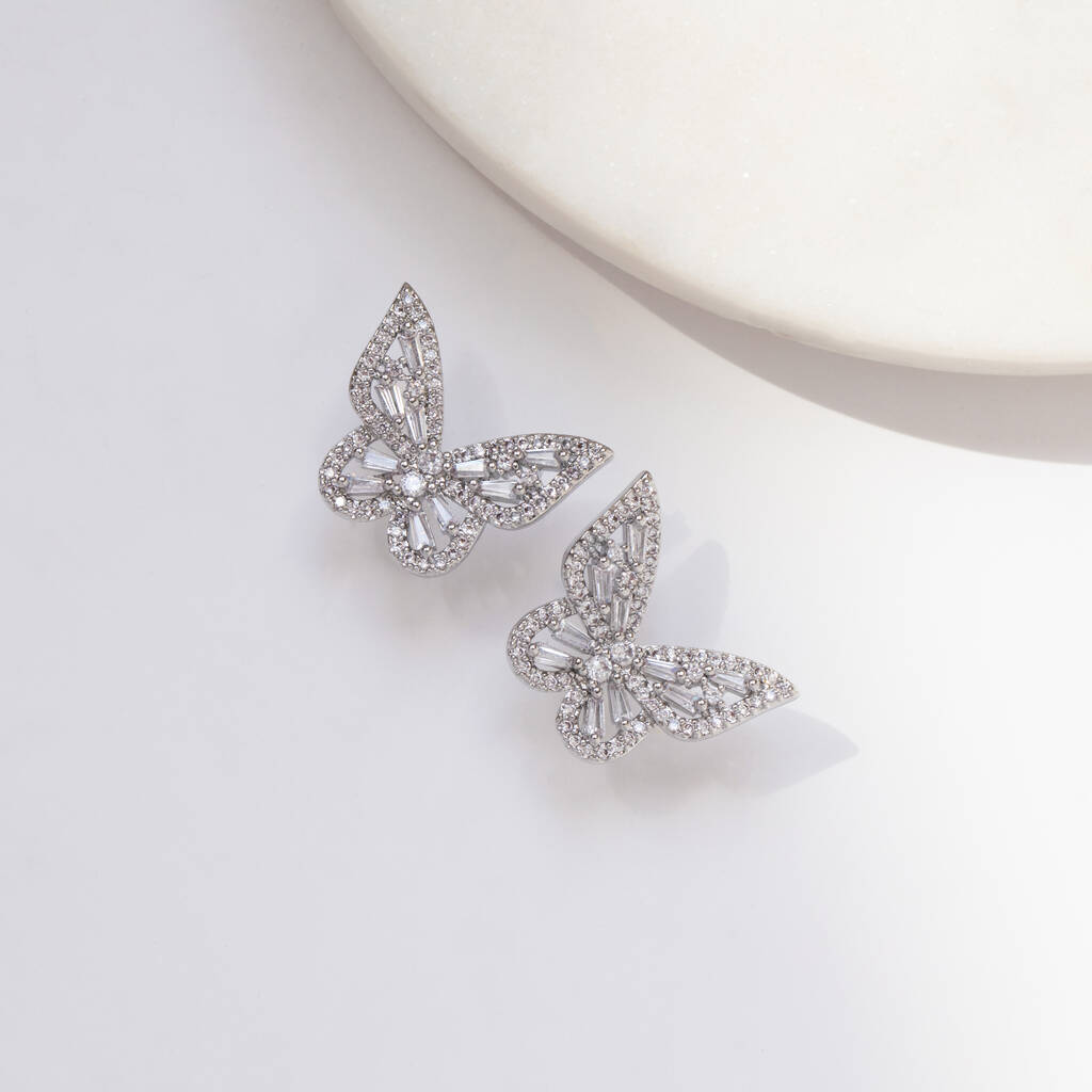 Butterfly on sale shaped earrings