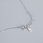 Sterling Silver Geometric Llama Pendant Necklace, thumbnail 3 of 5