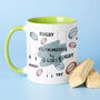 Choose Your Message Rugby Mug For Dad, thumbnail 3 of 7