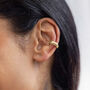 Chunky 18ct Gold Plated Ear Cuff, thumbnail 2 of 7