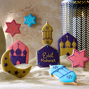 Hand Iced Eid Al Adha Celebration Biscuit Tin, 2 of 3