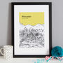 Personalised Worcester Print, thumbnail 6 of 10