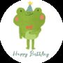 Frog Birthday Lollipop, thumbnail 2 of 3