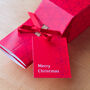 Pack Of 12 'Christmas Red' Gift Tags, thumbnail 2 of 3