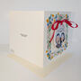 Personalised Engagement Card With Custom Couple Portrait Ceramic Ornament, thumbnail 2 of 3