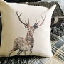 Stag Scatter Cushion, thumbnail 4 of 7