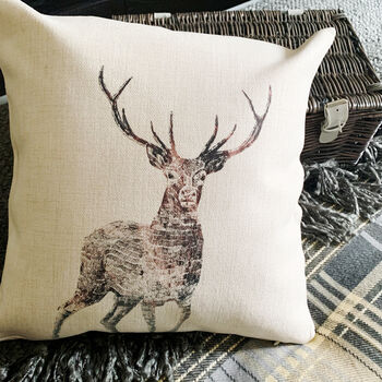 Stag Scatter Cushion, 4 of 7