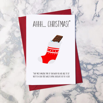 Funny Christmas Cards Pack Of 10, Two X Five Designs, 6 of 6