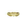Heart Wing Signet Rings, Gold Vermeil 925 Silver, thumbnail 4 of 10