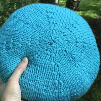 Blue Moon Chunky Cushion Knitting Kit, 2 of 3