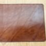Personalised Stamped Leather Mouse Mat, Spanish Brown, thumbnail 12 of 12