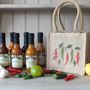 Hand Painted Chilli Bag Of Six Sauces, thumbnail 1 of 4