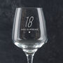 Personalised Wine Glass 50th Birthday Gift For Mum Or Friend, thumbnail 3 of 9