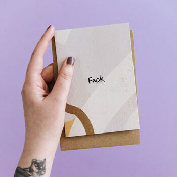 'Fuck' Sympathy And Thinking Of You Card, 2 of 5