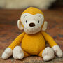 Monkey Squeaker Plush Toy, thumbnail 1 of 7