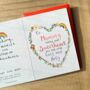 Personalised Mummy Mum Nanna Sweetheart Valentine Card, thumbnail 5 of 5
