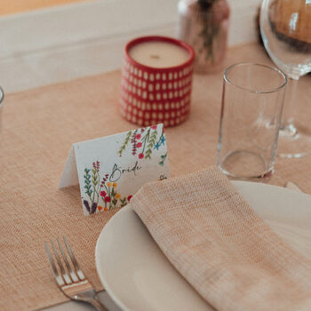 Plantable Wildflower Place Card Wedding Favours In One, 7 of 12