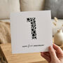 Love Hearts 1st Anniversary Card, thumbnail 1 of 4
