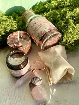 Goddess Gift Set Natural Bath Ritual Pamper Set, 2 of 3