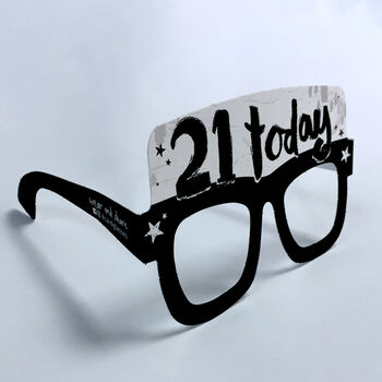 21st Birthday Card Glasses, 2 of 2