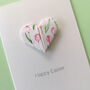 Personalised Happy Easter Origami Tulip Heart Card, thumbnail 7 of 7