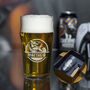 Personalised Motorcycle 570ml Beer Pint Glass, thumbnail 1 of 4