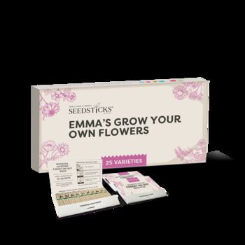 Personalised Grow Your Own Flowers Kit With 25 Varieties, 5 of 11