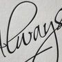 'Always Here' Letterpress Card, thumbnail 2 of 2