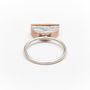 'Standing Tall' Half Round Embossed Ring, thumbnail 4 of 7