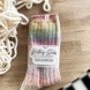 Wrapped Rainbow Knitting Gift Socks, thumbnail 1 of 6