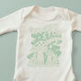Never Stop Growing Retro Illustration Baby Grow, thumbnail 6 of 6