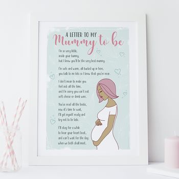 A Letter To My ‘Mummy To Be’ Print, 2 of 5