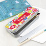 Personalised Girl's Patterned Pencil Case Tin, thumbnail 4 of 10