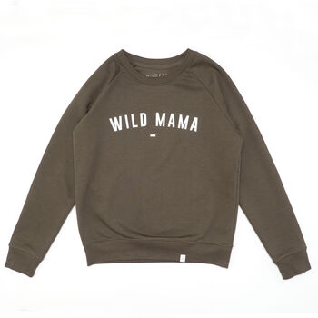 Wild Mama Organic Sweatshirt Gift For Mother's Day, 4 of 11